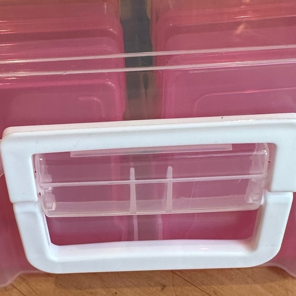 New Photo Craft Keeper clear storage 16 cases Holds 4” x 6”picture organizer bin - Picture 4 of 4